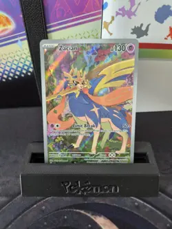 Pokemon TCG Zacian 100/094 Phantasmal Flames English Card - Image 2