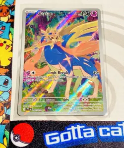 Pokemon 2025 Zacian 100/094 Phantasmal Flames Illustration Rare Holo Pack Fresh - Image 2
