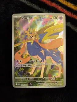 Zacian 100/094 Me02: Phantasmal Flames Holo - Image 1