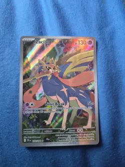 Zacian 100/094 Me02: Phantasmal Flames Holo - Image 1