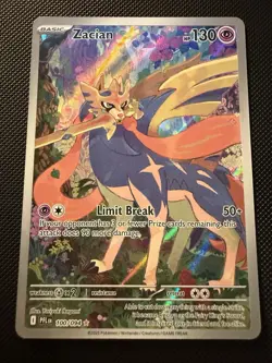 Zacian 100/094 Illustration Rare Phantasmal Flames Pokemon TCG - Image 1