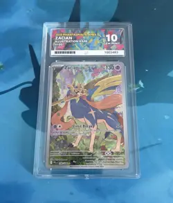 Pokemon Phantasmal Flames Zacian IR 100/094 ACE 10 - Image 1