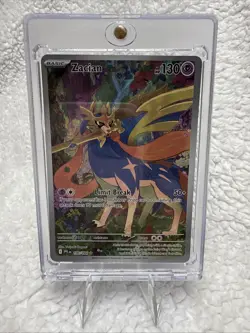 Zacian Illustration Rare Full Art Me02: Phantasmal Flames 100/094 Holo 130 HP 2… - Image 1