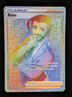Rose 196/189 Full Art Secret Rainbow Rare - SWSH03: Darkness Ablaze (SWSH03) - Image 1