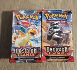 Lot of 20 Pokemon Obsidian Flames Booster Packs New Factory Sealed - Image 1