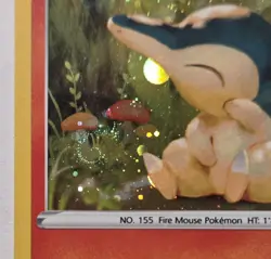 Cyndaquil (Cosmos With Swirl Holo) SWSH221 Sword & Shield Promo Pokemon Card TCG - Image 2