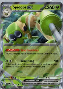 Spidops ex #019/198 | Double Rare | SV01: Scarlet & Violet Base Set - Image 1