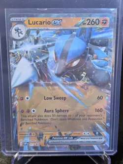 Pokemon TCG Lucario-EX Holo Rare 017 Scarlet And Violet Promo - Image 1