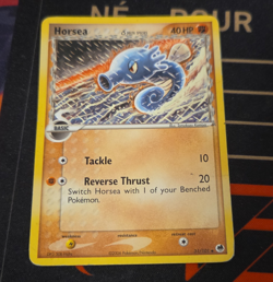 Nintendo Pokemon TCG Horsea 31/101 EX Dragon Frontiers Non Holo 2006 NM/LP - Image 1