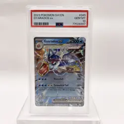Pokemon TCG Gyarados EX Ultra Rare Holo Scarlet & Violet SVI Base Set Psa 10 - Image 1