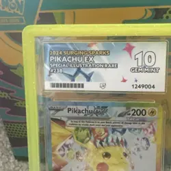 Pokemon Pikachu TCG Surging Sparks EX Card 238/191 Sir Ace 10 & grailguard - Image 3
