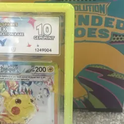 Pokemon Pikachu TCG Surging Sparks EX Card 238/191 Sir Ace 10 & grailguard - Image 4