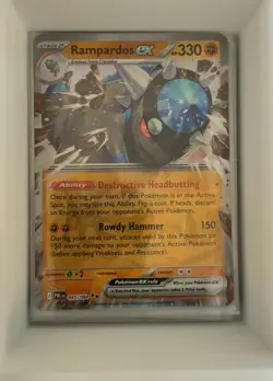 Rampardos ex 45/84 Pitch Black Pokemon TCG Holo NM Cond UK qwerty - Image 2