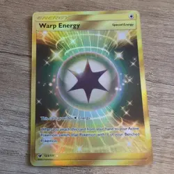Pokemon Card Warp Energy 123/111 Trainer Crimson Invasion Secret Rare NM - Image 1
