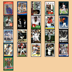 Ken Griffey Jr. Lot 21 Baseball Cards 1990 Donruss Seattle Mariners Set MLB NM - Image 1