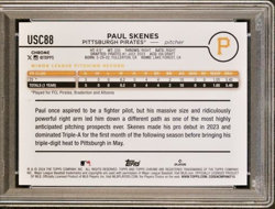 2024 Topps Chrome Upd. Rookie /399 Magenta Refractor #USC88 Paul Skenes RC PSA 9 - Image 5