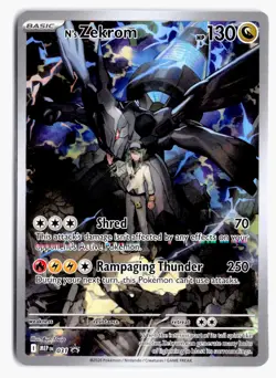 N's Zekrom 031 Holo Promo ME: Mega Evolution Promo Pokemon NM - Image 1