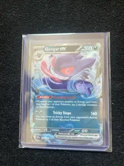Pokemon Gengar EX TCG Scarlet & Violet Temporal Forces 104/162 Near Mint NM - Image 1