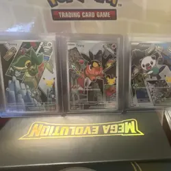 Pokemon TCG First partners 2026Holo Lot 3 Snivy Tepig Oshawott - Image 1