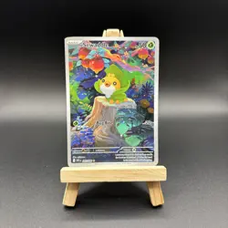 Pokemon Card - Sewaddle 087/086 - White Flare English - Illustration Rare - NM - Image 1