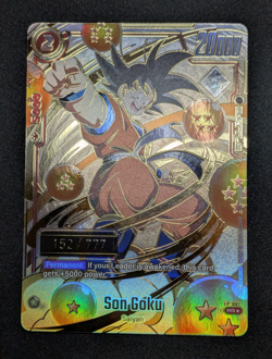 Bandai Dragon Ball Super Card Game Son Goku FP-001 PR Promo Foil 152/777 Serial - Image 1