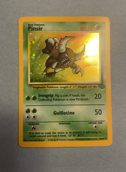Pokemon TCG Pinsir Jungle 9/64 Holo Unlimited Holo Rare - Image 1