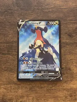 Garchomp v TG23/TG30 Swsh10 Trainer Gallery Holo Card - Image 1