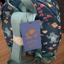 Danielle Nicole Disney Pixar Monsters Inc Sushi Mini Backpack Card Holder++ NEW! - Image 4