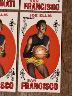 1969-70 Topps Basketball Vintage 4 Card Lot-Feeling-Ron Williams-Joe Ellis (x2) - Image 5