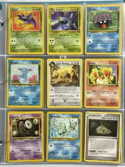 Pokemon Card Collection VTG Binder Holo Rare 1st Team Rocket WOTC Mewtwo - Image 5