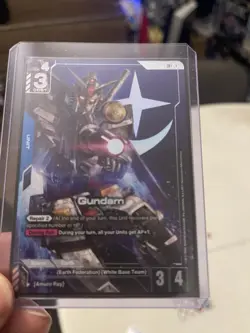 Gundam Card Game Heroic Beginnings Gundam ST01-001 LR+ ST01 - Image 1
