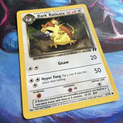 Pokemon TCG - Team Rocket - 51/82 Dark Raticate - LP - Image 1