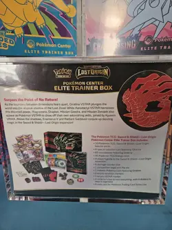 Pokemon Sword & Shield Lost Origin Pokemon Center ETB with Acrylic Case - Image 2