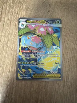 Pokemon TCG Mega Evolutions Mega Venusaur EX Full Art Card 155/132 - Image 1