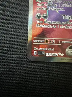 Gengar ex 193/162 SV05: Temporal Forces Ultra Rare Full Art Holo EX 310 HP Poke… - Image 5