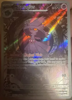 Pokemon TCG Mismagius 212/193 Paldea Evolved Illustration Rare Full Art Holo - Image 1