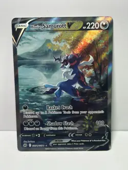 Hisuian Samurott V Crown Zenith GG51/GG70 Ultra Rare Holo 220 HP - Image 1