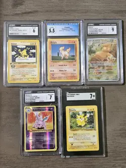 Pokemon Assorted Graded Cards Lot Of 5 - Image 1