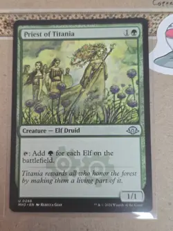 MTG - Priest of Titania - Modern Horizons 3 - NM - Image 1