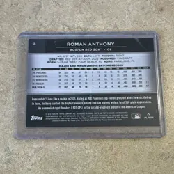 Roman Anthony Topps Chrome Black Rookie 2026 Boston Red Sox #86 Baseball MLB - Image 2