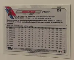 2021 Topps Chrome - Shohei Ohtani #159🔥🔥 - Image 2