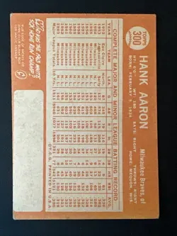 1964 Topps - Hank Aaron #300 EX *Collecting Cardboard* - Image 2