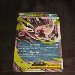 Pokemon Pitch Black Mega Darkrai Ex 048/084 Rare Holo - Image 1