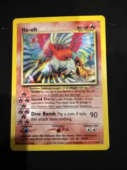 Ho-Oh 1st Ed. 7/64 Holo Neo Revelation Set Rare 2001 Pokemon Card WOTC Legendary - Image 1