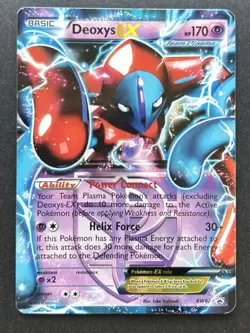 Deoxys EX BW82 Holo Promo Black And White Promo Pokemon MP - Image 1