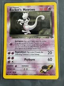 Pokemon TCG Rocket's Mewtwo Gym Challenge 14/132 Holo MP EXCELLENT CONDITION - Image 1