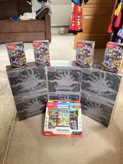 Pokemon TCG Pitch Black 2x Pokemon Center ETBS, 4x ETBS’s, 4x Bundles, 1st PIC - Image 1