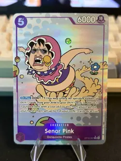 ONE PIECE Senor Pink (Alt Art) OP10-067 R Royal Blood - Image 1