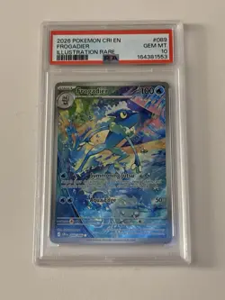 PSA 10 POKEMON TCG 2026 Chaos Rising Frogadier 089/086 Holo IR English GEM MINT - Image 2
