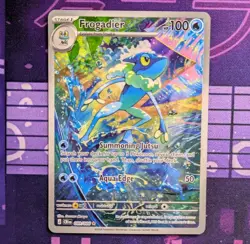 Pokemon TCG Frogadier 089/086 Chaos Rising Full Art Illustration Rare IR - Image 1